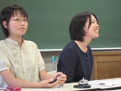 A会場司会とタイムキーパー